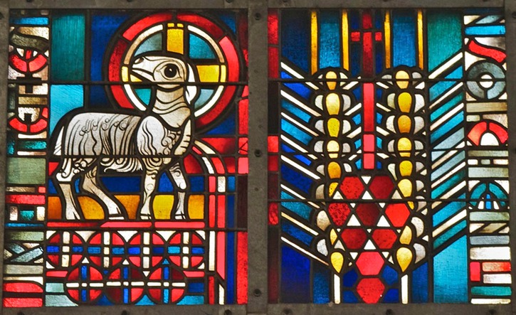 Sakramentenfenster Agnus Dei